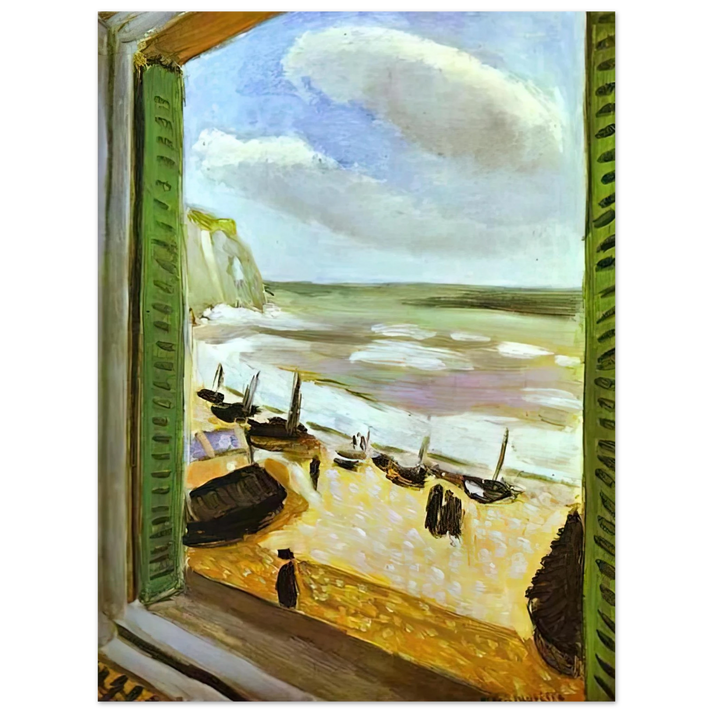 Henri Matisse - OPEN WINDOW AT COLLIOURE 1905 75x100 cm / 30x40inches Fine Art Poster