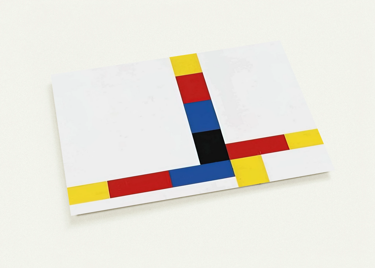 1-4 um excentrum IV - 1969 By Max Bill Pack of 10 Post Cards | Max Bill Post Cards | A6 (10.5 x 14.8 cm) - 4.1 x 5.8 inches