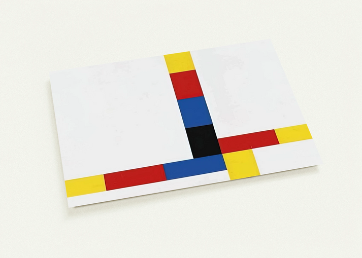 1-4 um excentrum IV - 1969 By Max Bill Pack of 10 Post Cards | Max Bill Post Cards | A6 (10.5 x 14.8 cm) - 4.1 x 5.8 inches