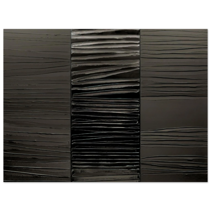 Pierre Soulages - Peinture 227 x 306 cm, 2 Mars 2009 - 2009 75x100 cm / 30x40inches Fine Art Poster