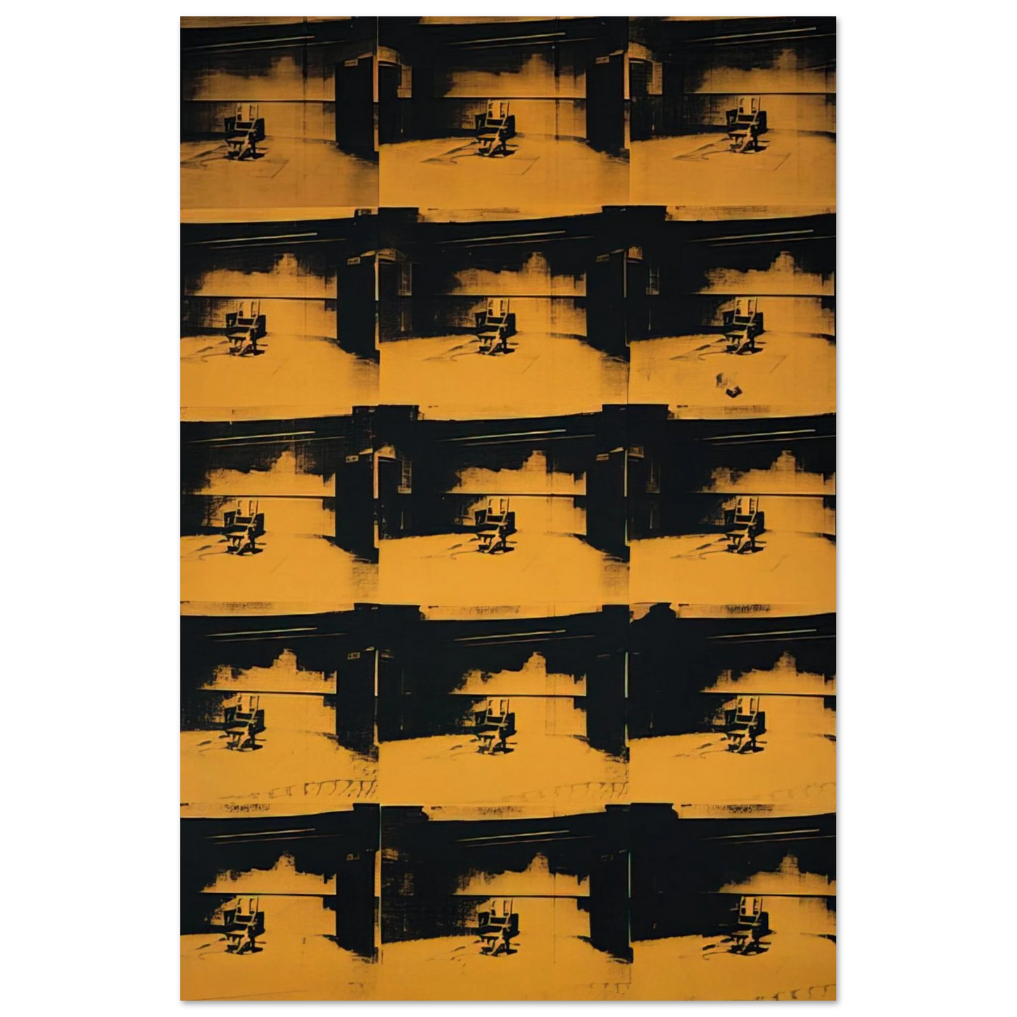 Andy Warhol - Orange Disaster Fine Art Poster