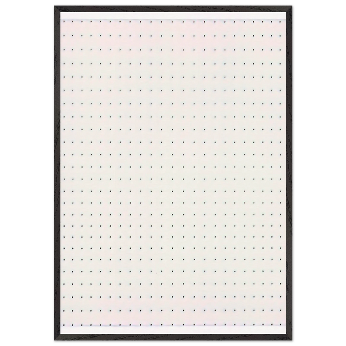 STATIC 2 1966 - Bridget Riley 70x100 cm / 28x40 inches Framed Art Print – Black Wooden Frame