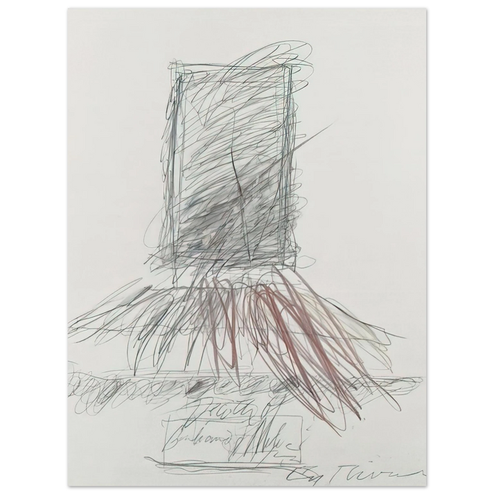 Cy Twombly - Death of Giuliano De'Medici 75x100 cm / 30x40inches Fine Art Poster