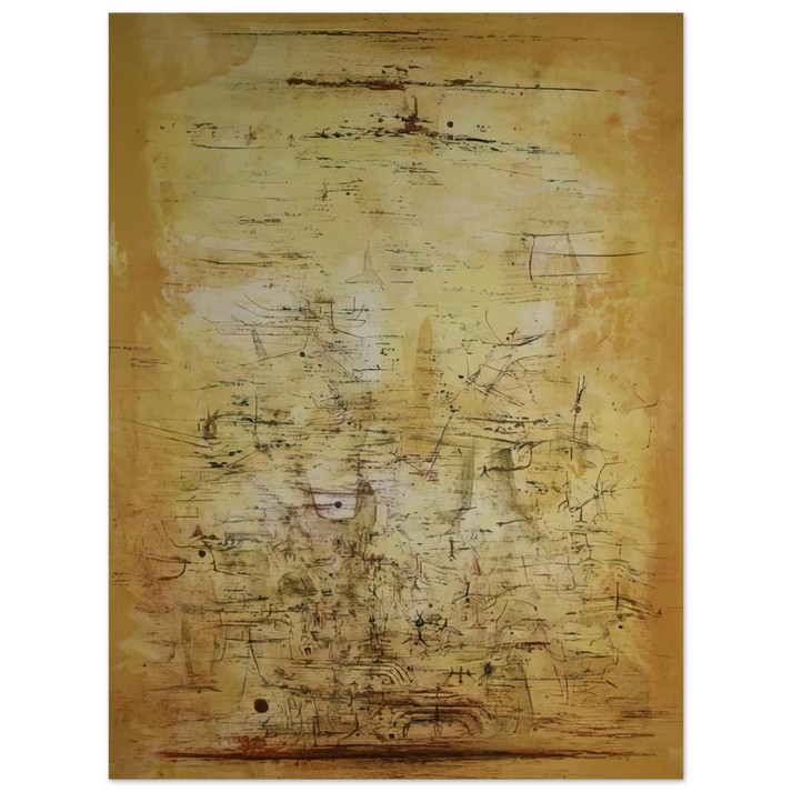 Zao Wou-Ki - VOL D OISEAUX 1954 75x100 cm / 30x40inches Fine Art Poster
