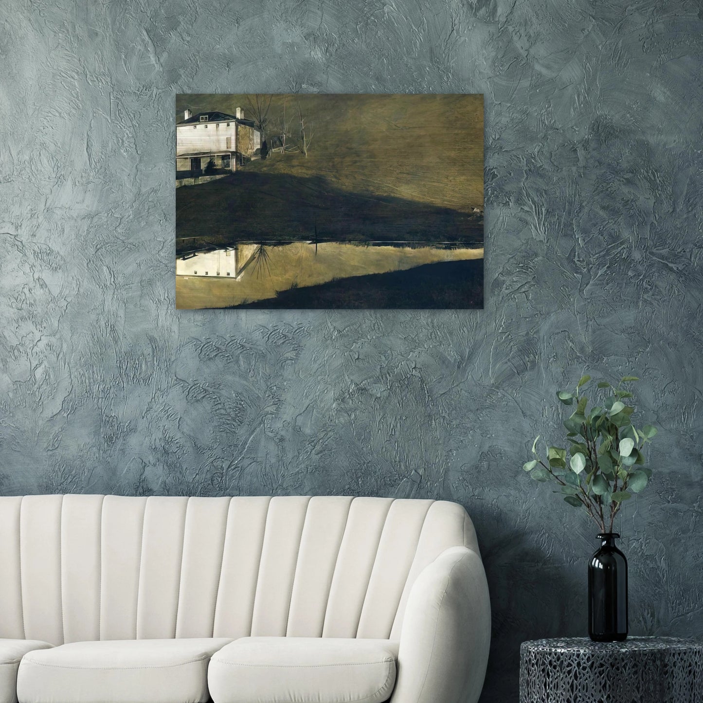 BROWN SWISS - Andrew Wyeth Brushed Aluminum Print - 70x100 cm / 28x40 inches | Andrew Wyeth Aluminum Print | Andrew Wyeth Prints