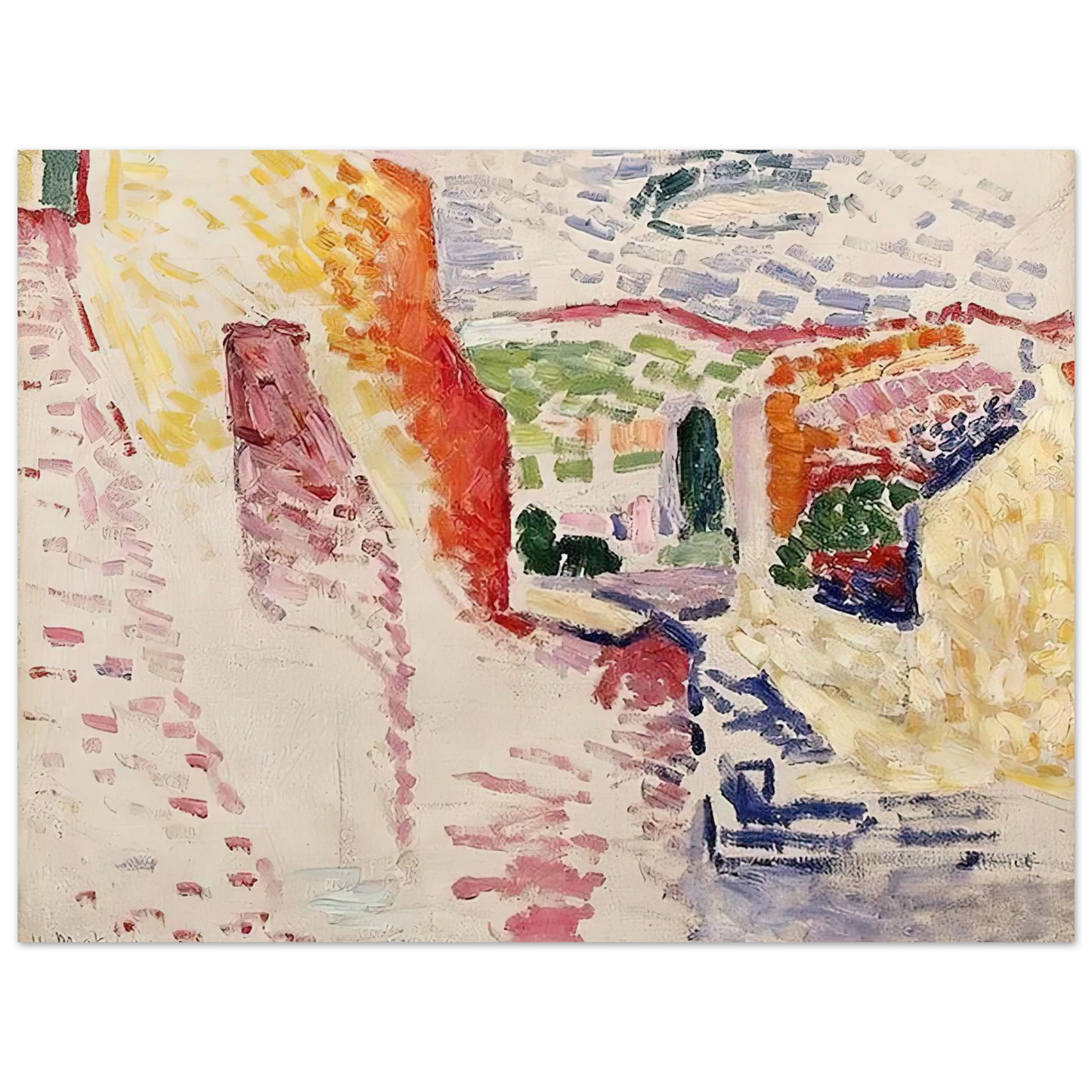 Henri Matisse - SUN STREET 1905 75x100 cm / 30x40inches Fine Art Poster