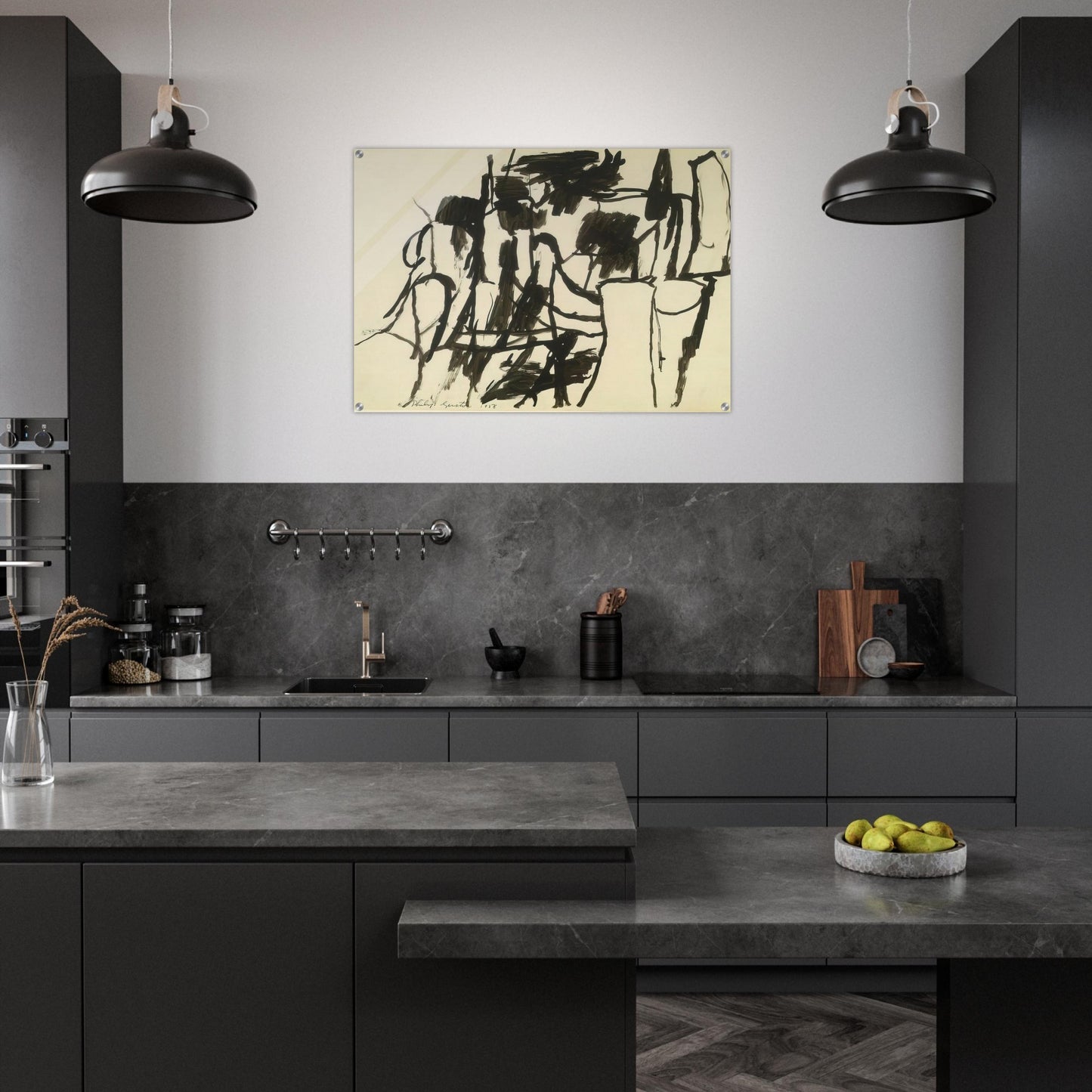 UNTITLED 4 - Philip Guston Acrylic Print - 70x100 cm / 28x40″ inches | Philip Guston Wall Art | Philip Guston Prints