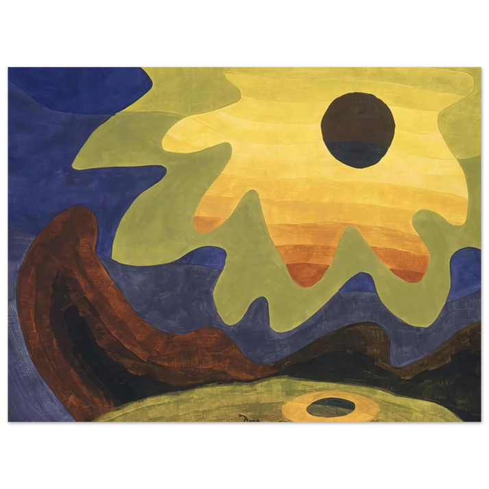 Arthur Dove - Sun - 1943 75x100 cm / 30x40inches Fine Art Poster