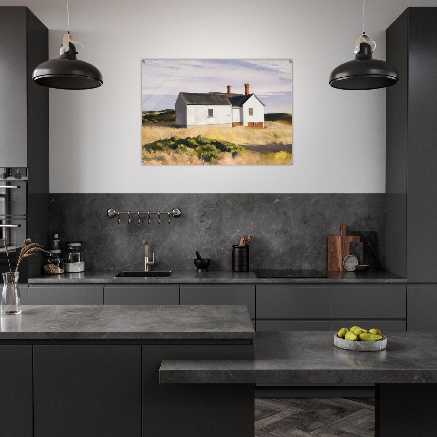 Ryders House - Edward Hopper Acrylic Print - 70x100 cm / 28x40″ inches
