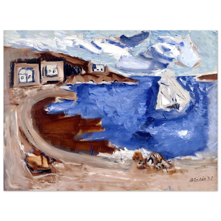 John Marin - From Seeing Cape Split - 1935 75x100 cm / 30x40inches Fine Art Poster