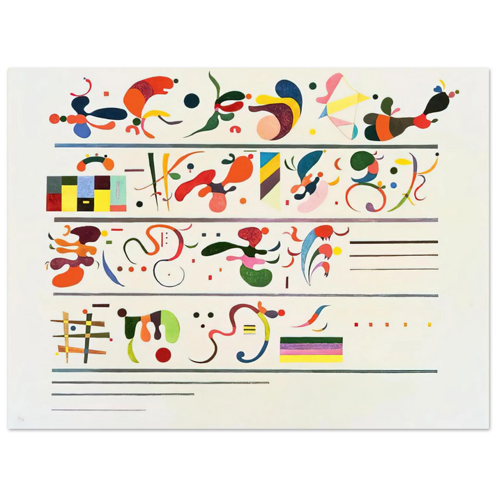 Wassily Kandinsky - SUCCESSION 1935 75x100 cm / 30x40inches Fine Art Poster