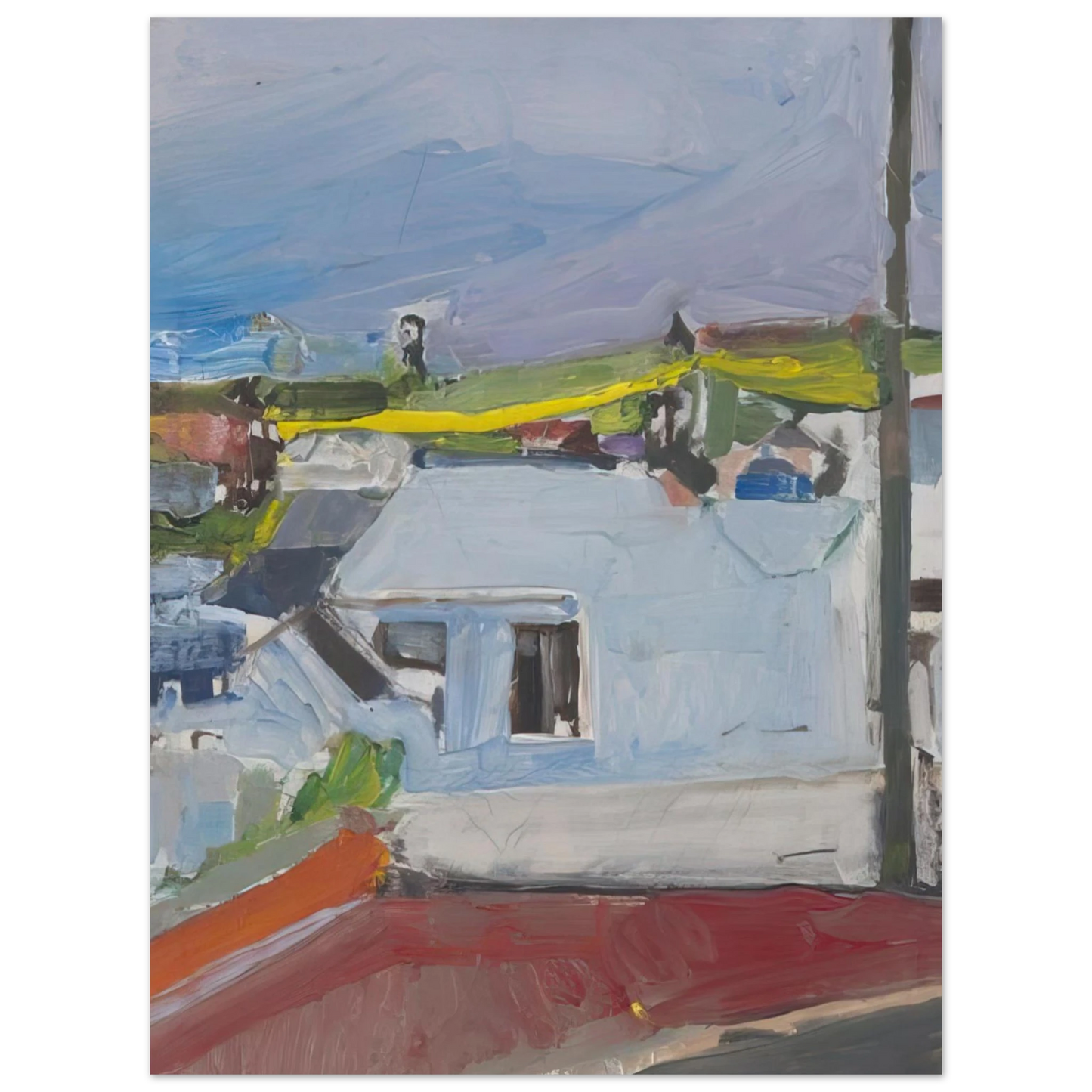 Richard Diebenkorn - Chabot Valley 75x100 cm / 30x40inches Fine Art Poster