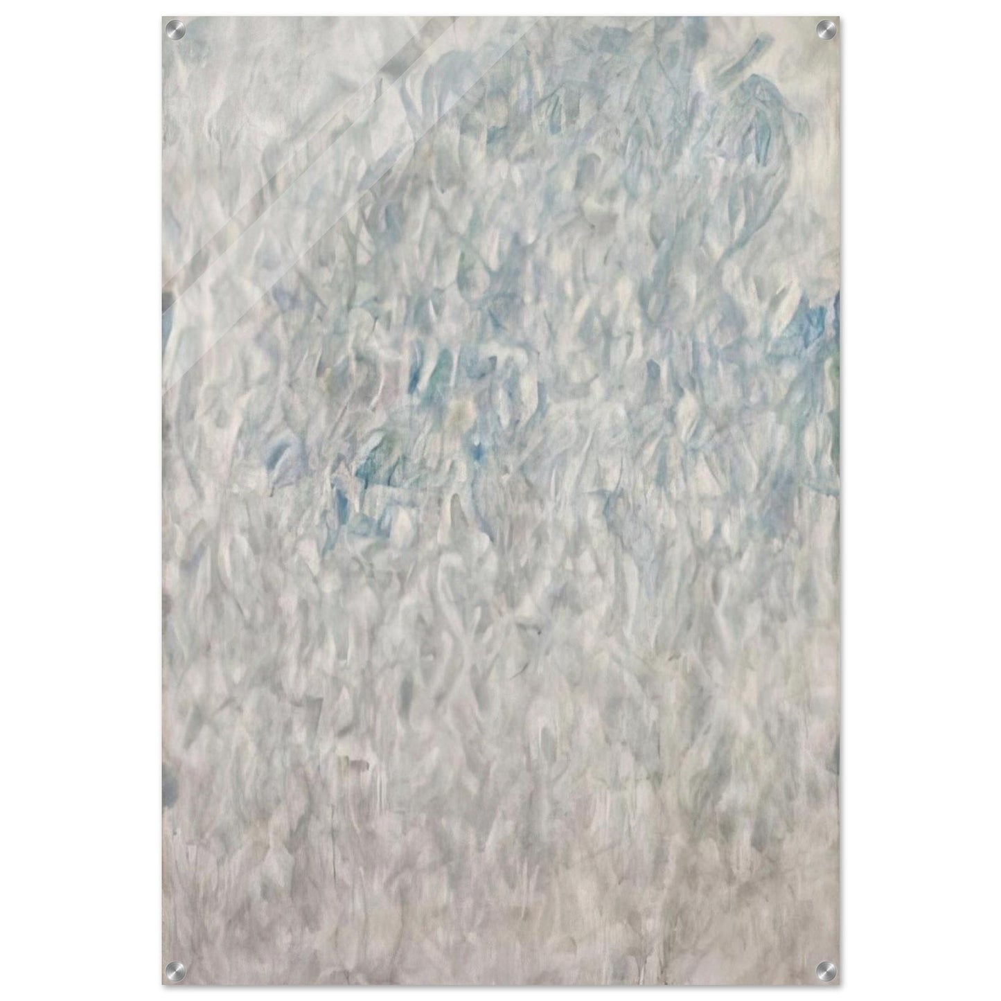 Amerika Grey Blue - Sam Francis Acrylic Print - 70x100 cm / 28x40″ inches | Sam Francis Wall Art | Sam Francis Prints
