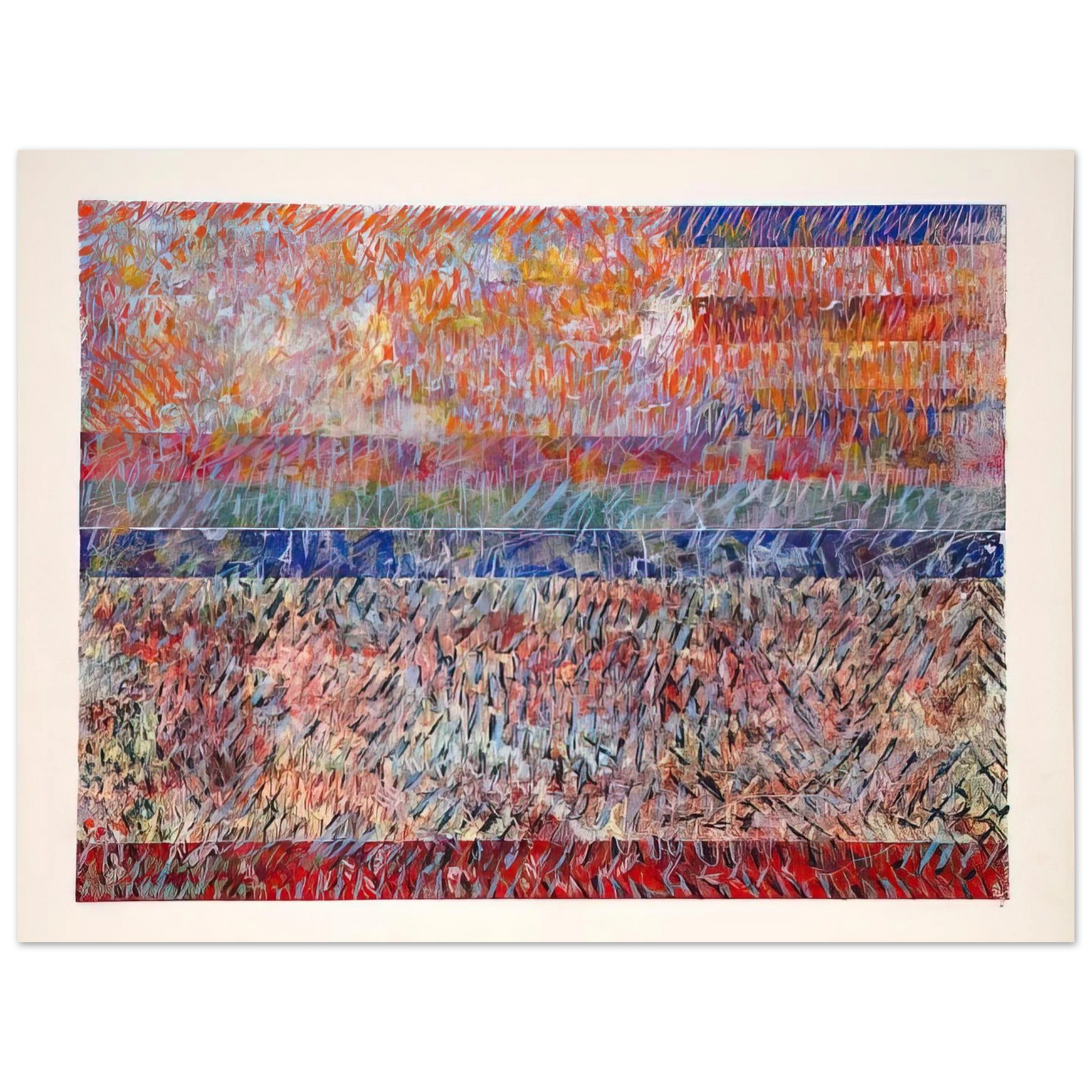 Sam Gilliam - St. Albans 75x100 cm / 30x40inches Fine Art Poster