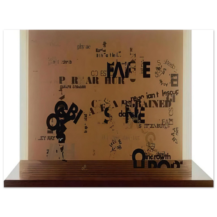 John Cage - Not Wanting To Say Anything About Marcel, I - 1969 75x100 cm / 30x40inches Fine Art Poster