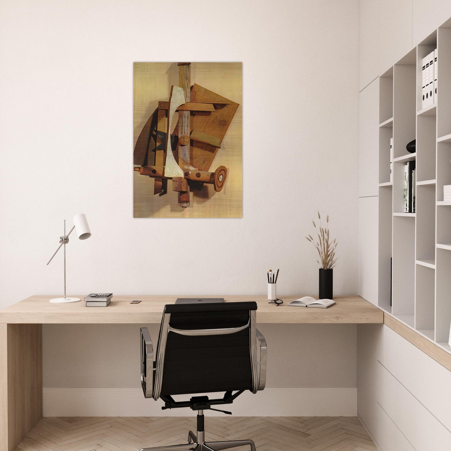 Mandolin - Pablo Picasso Brushed Aluminum Print - 70x100 cm / 28x40 inches | Pablo Picasso Aluminum Print | Pablo Picasso Prints