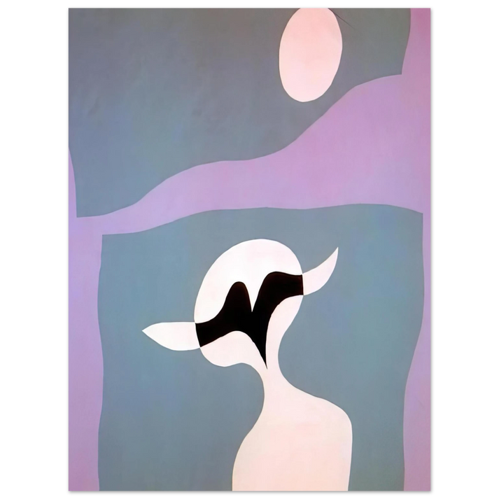 Jean Arp - Man, mustache, navel 75x100 cm / 30x40inches Fine Art Poster