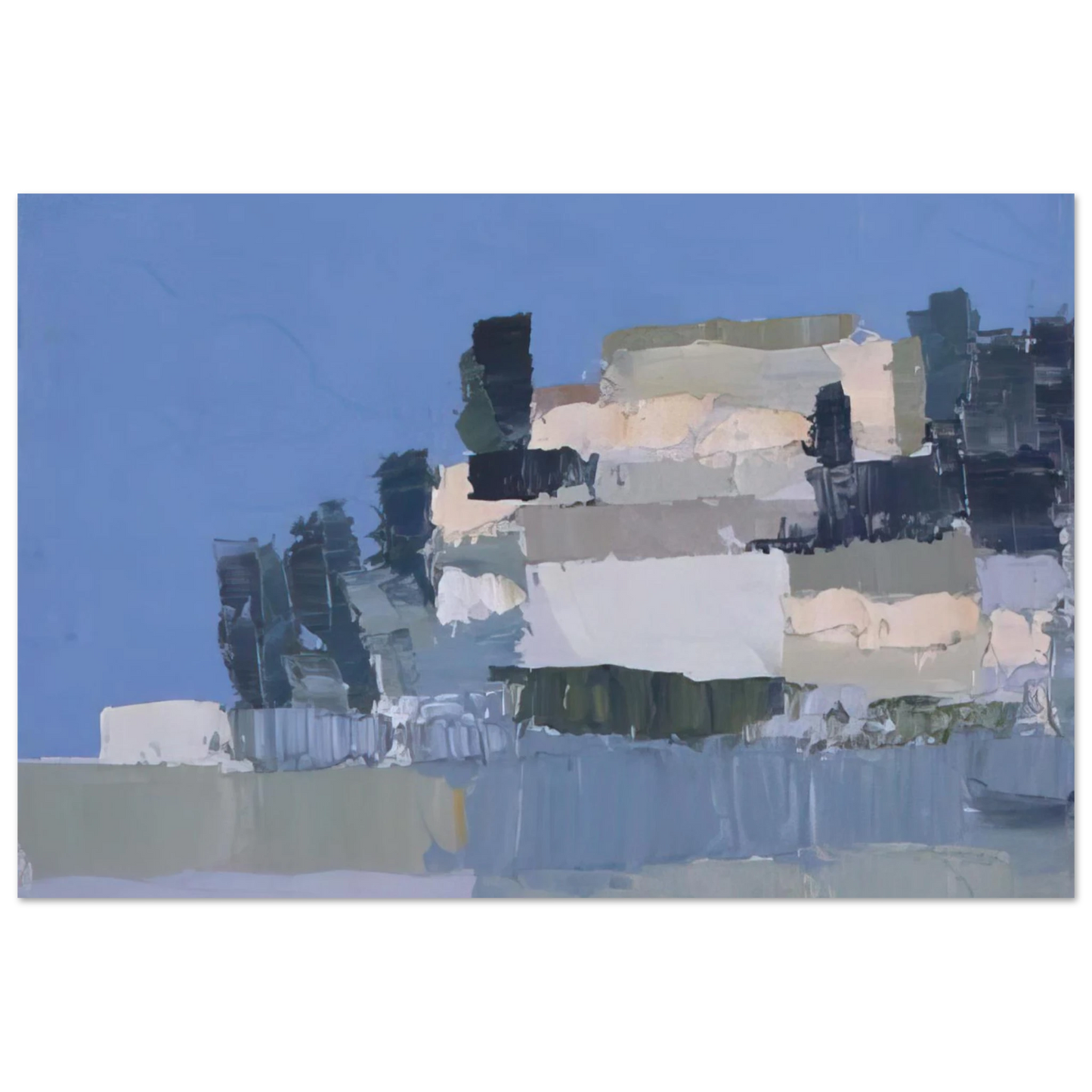 Nicolas de Stael - Ménerbes - Art Informel Fine Art Poster