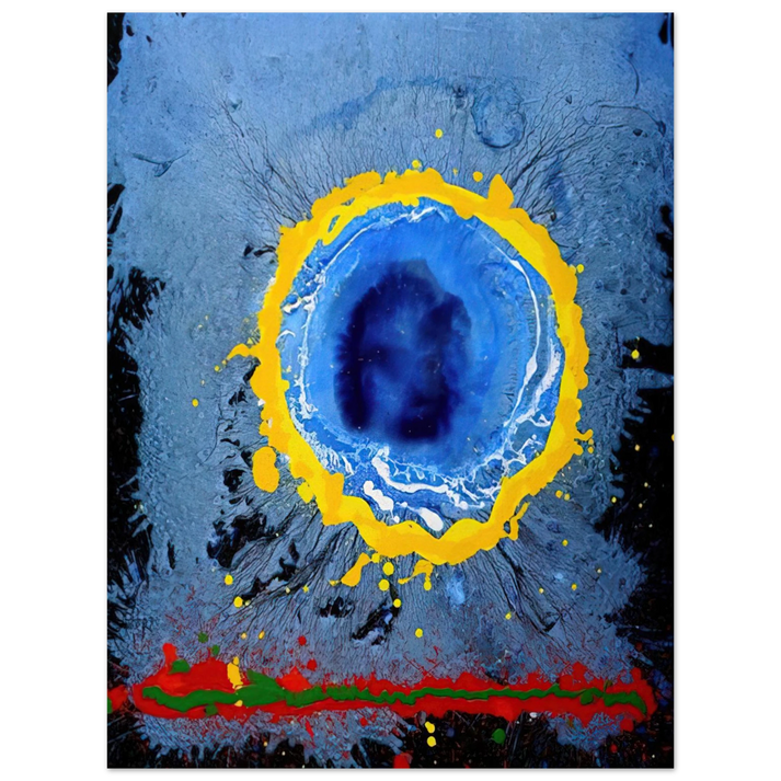 John Hoyland - Moon's Milk - 2009 75x100 cm / 30x40inches Fine Art Poster