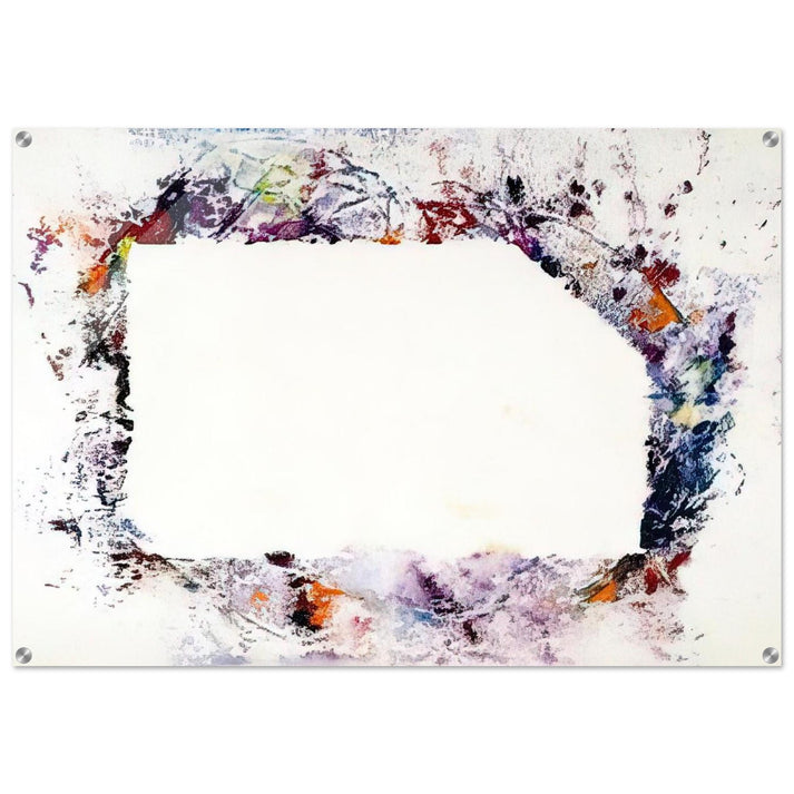 Untitled SF218S - Sam Francis Acrylic Print - 70x100 cm / 28x40″ inches | Sam Francis Wall Art | Sam Francis Prints