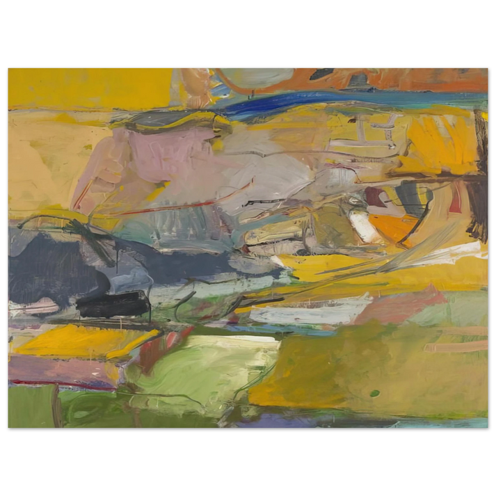 Richard Diebenkorn - Berkeley #57 75x100 cm / 30x40inches Fine Art Poster