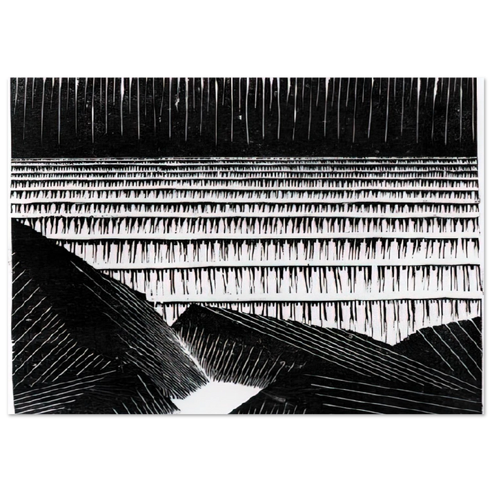 MC Escher - ESCHER (4) Wall Art - 30x40 cm / 12x16 inches - Premium Wooden Framed Poster With Fine Art Paper-canvas - Black frame