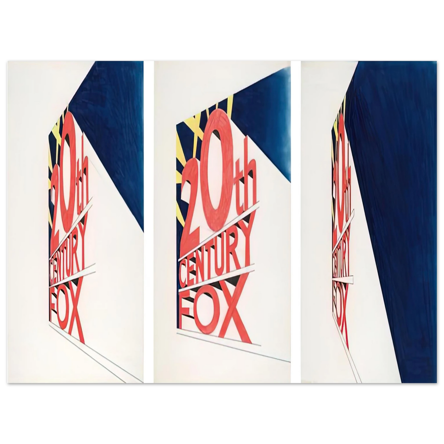 Edward Ruscha - VIEW OF THE BIG PICTURE 1963 75x100 cm / 30x40inches Fine Art Poster