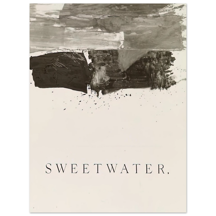 Edward Ruscha - SWEETWATER 1959 75x100 cm / 30x40inches Fine Art Poster