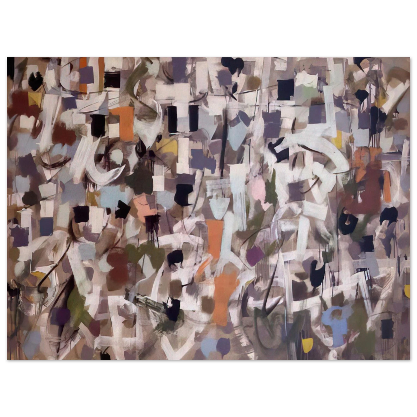 Bradley Walker Tomlin - Number 15 - 1953 75x100 cm / 30x40inches Fine Art Poster