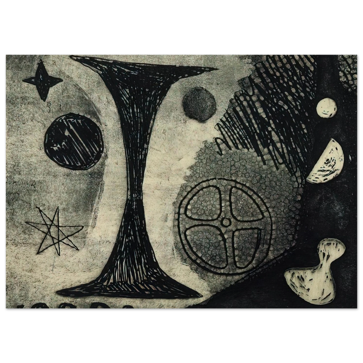 Alexander Calder - THE BIG I 1944 Fine Art Poster