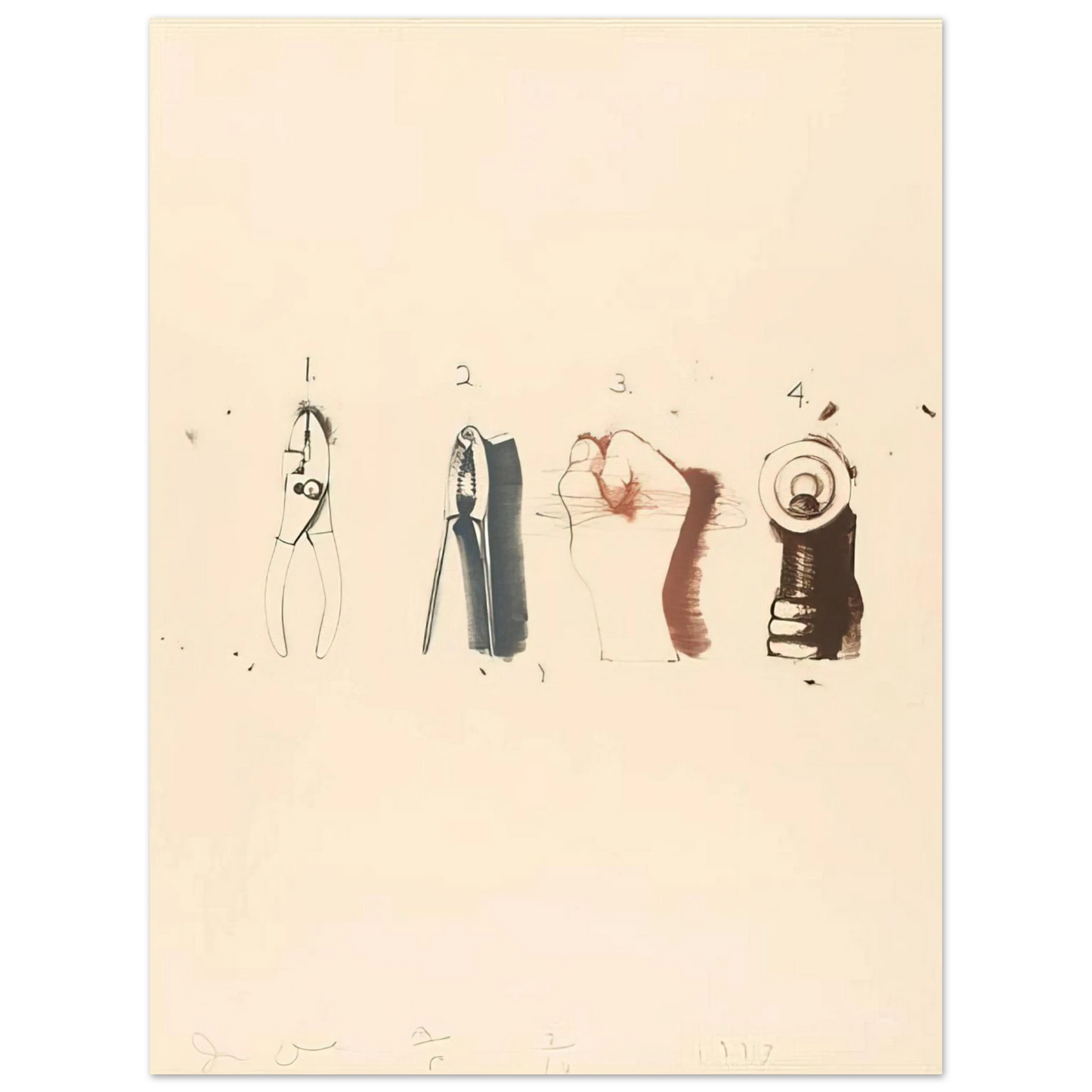 Jim Dine - NUTCRACKER 1973 75x100 cm / 30x40inches Fine Art Poster