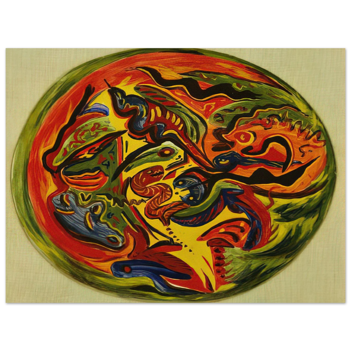 Jackson Pollock - CIRCLE 1941 75x100 cm / 30x40inches Fine Art Poster