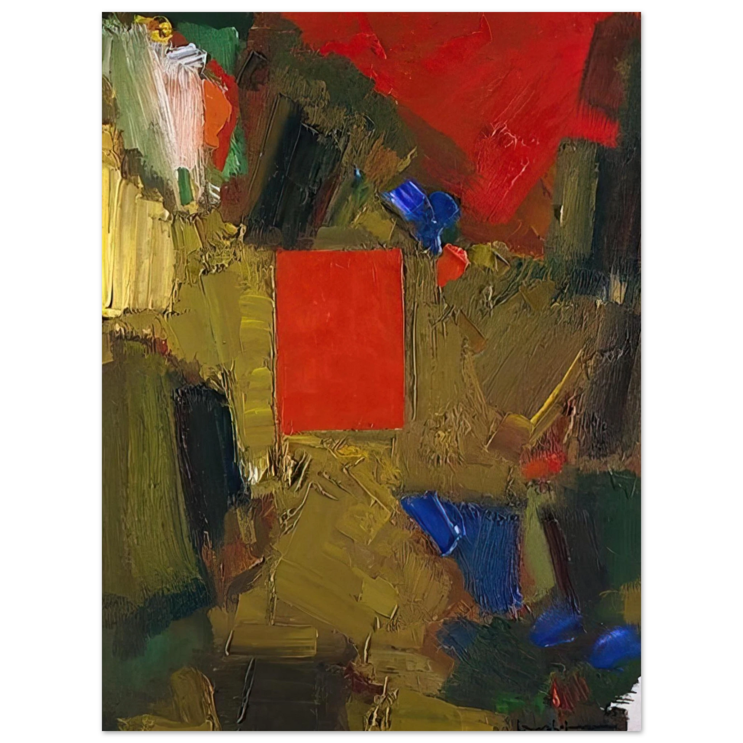Hans Hofmann - Profound Longing 75x100 cm / 30x40inches Fine Art Poster