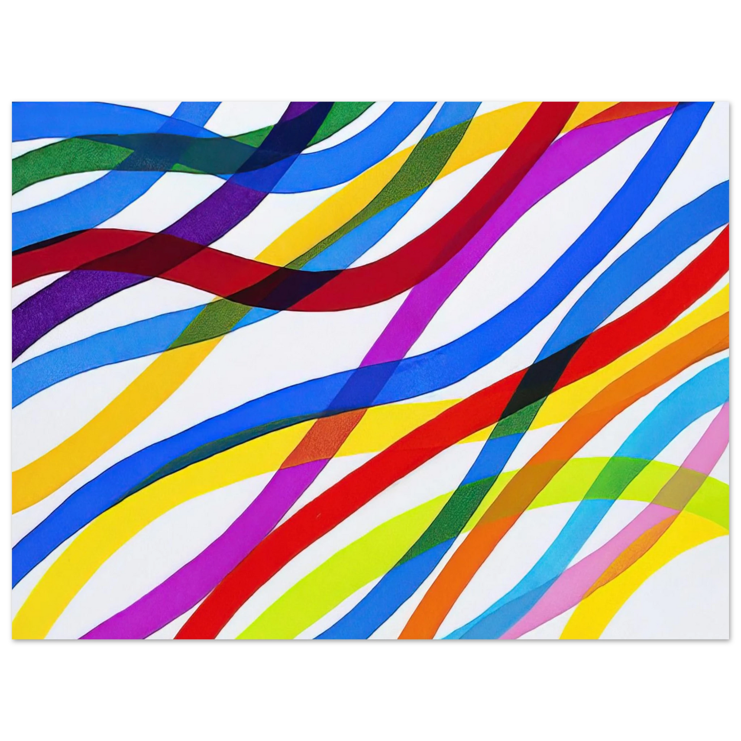 Piero Dorazio - Untitled - 1990 75x100 cm / 30x40inches Fine Art Poster
