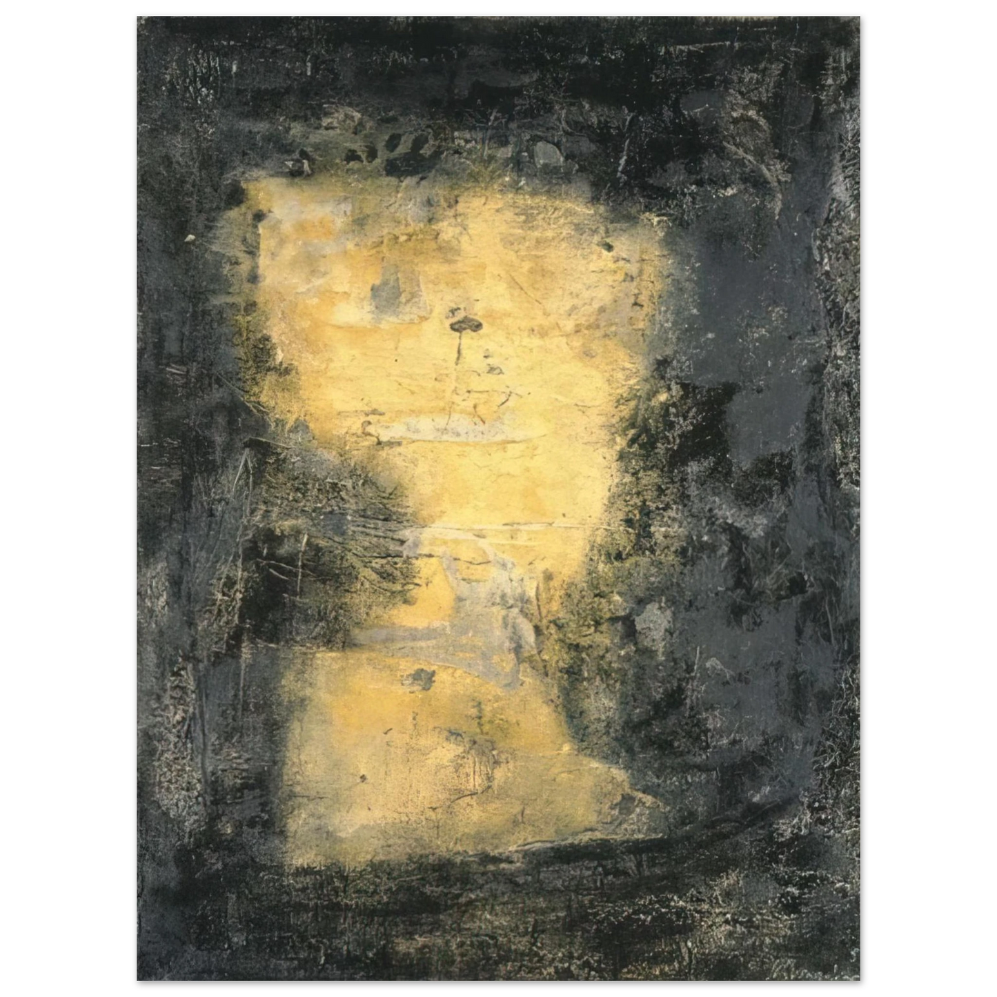 Emil Schumacher - Bolo - Tachisme 75x100 cm / 30x40inches Fine Art Poster