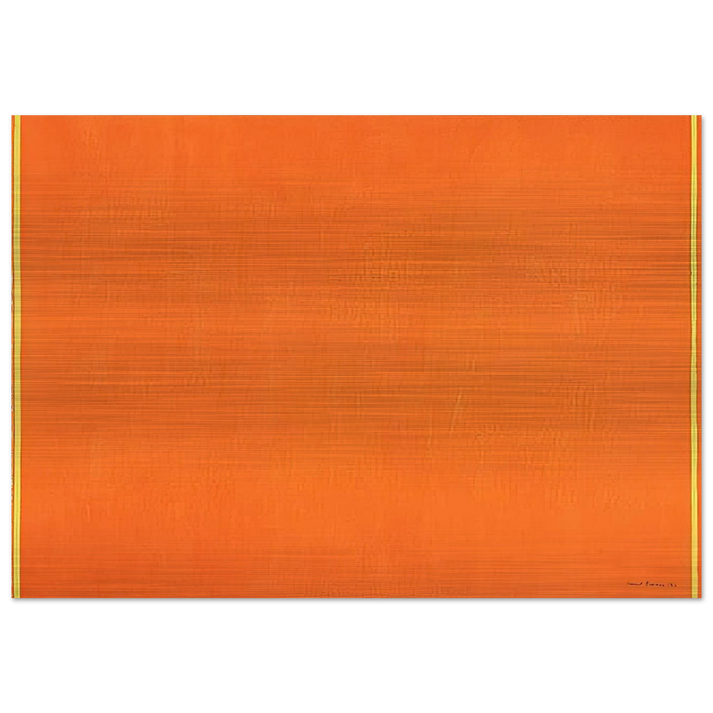 The Third - Barnett Newman Brushed Aluminum Print - 70x100 cm / 28x40 inches | Barnett Newman Aluminum Print | Barnett Newman Prints