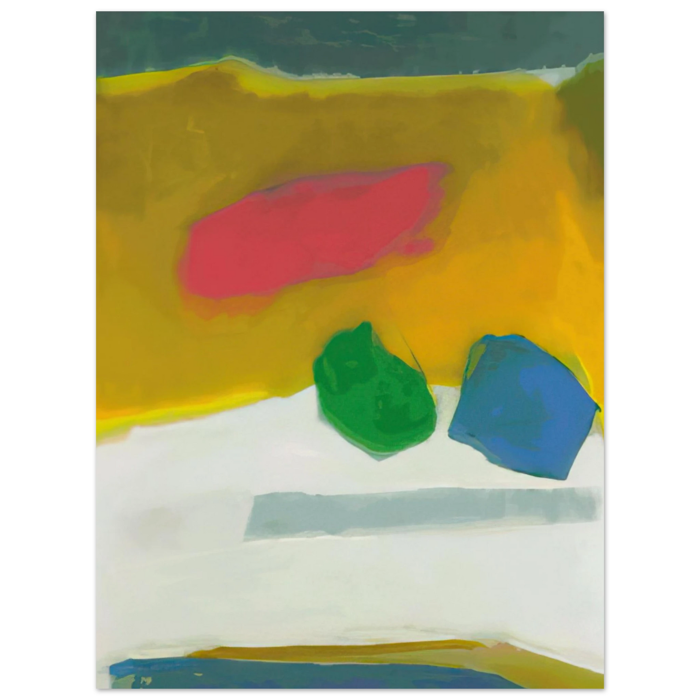 Esteban Vicente - HARRIET 1984 75x100 cm / 30x40inches Fine Art Poster