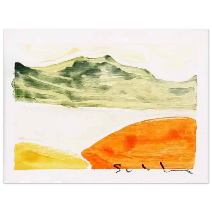 Mario Schifano - Pomeriggio anemico - 1982 75x100 cm / 30x40inches Fine Art Poster