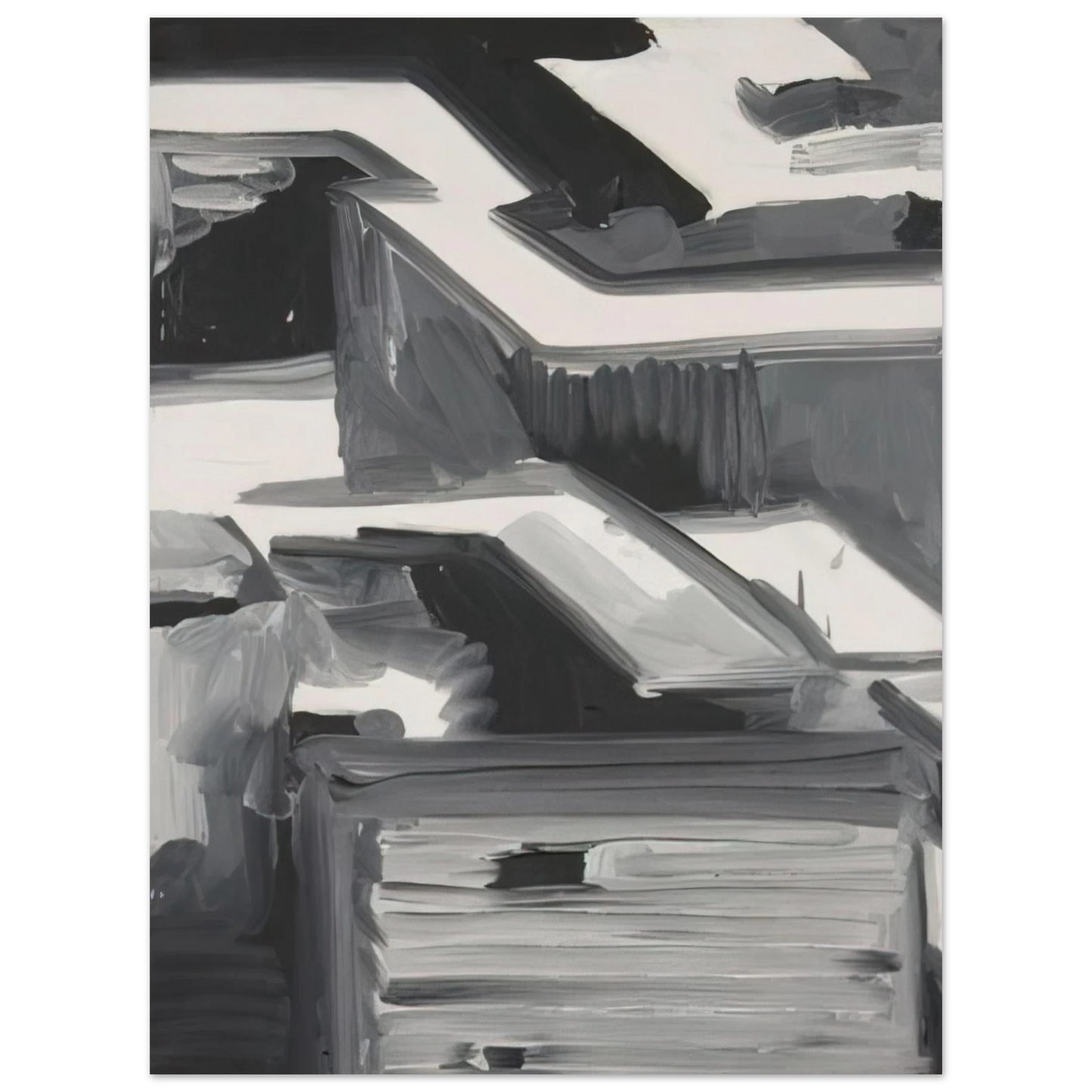 Gerhard Richter - TOWNSCAPE 1968 0 75x100 cm / 30x40inches Fine Art Poster