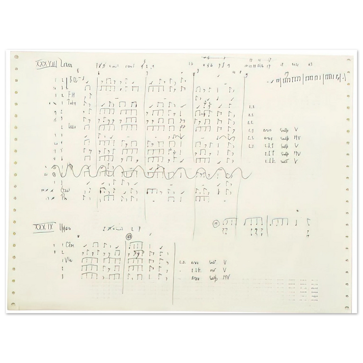 John Cage - Cheap Imitation - 1971 75x100 cm / 30x40inches Fine Art Poster