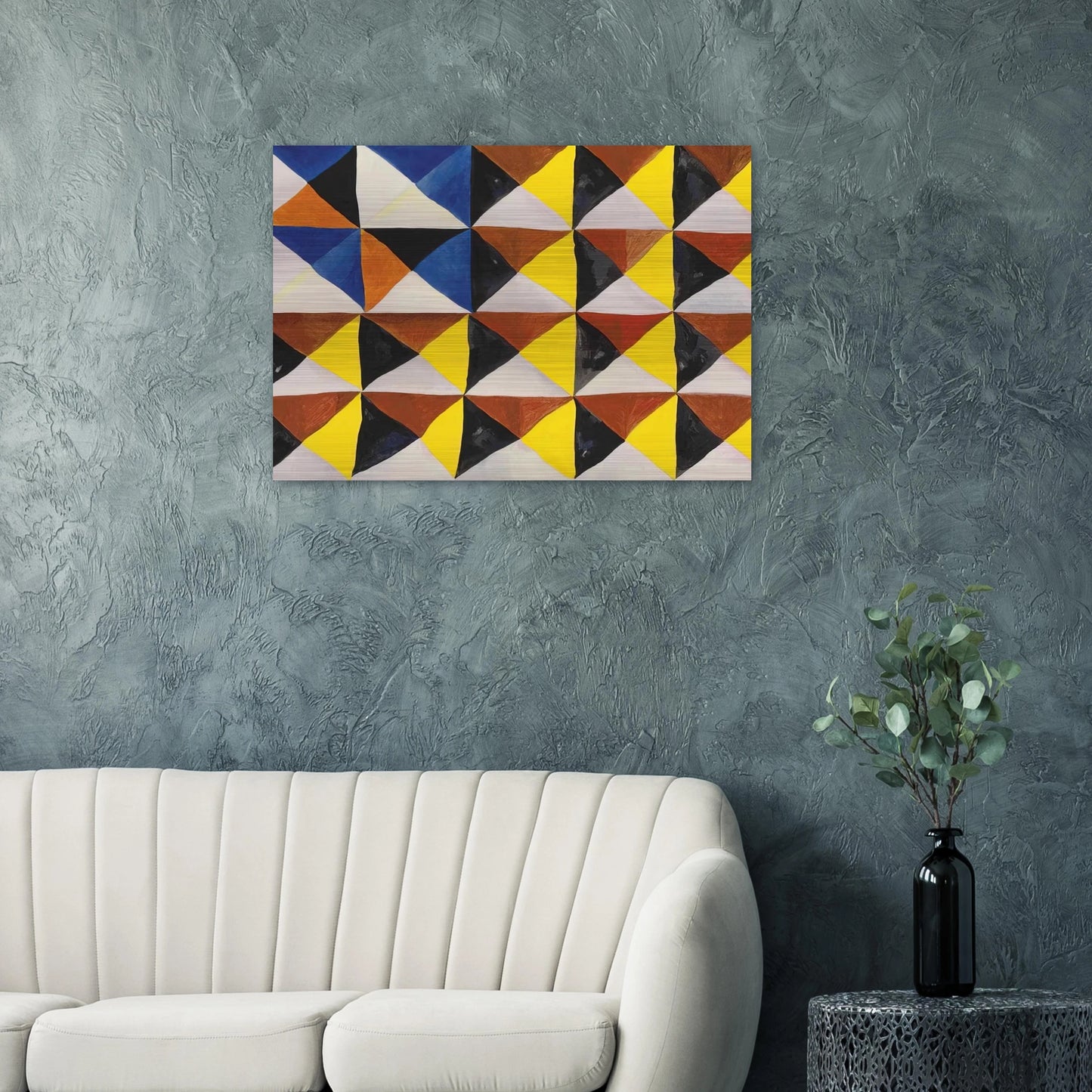 Harlequinade Harlequin with Columbine - 1990 - Mark Lancaster Brushed Aluminum Print - 70x100 cm / 28x40 inches | Mark Lancaster Aluminum Print | Mark Lancaster Prints