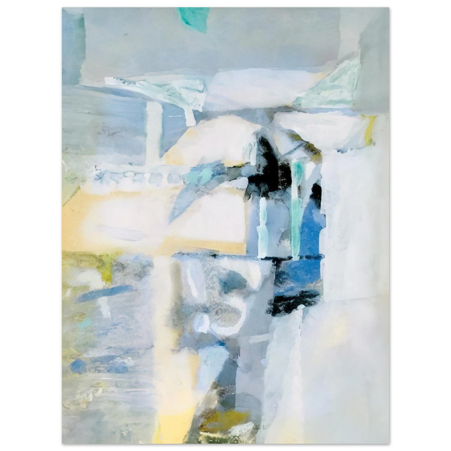 Menez - Reflexos - Lyrical Abstraction 75x100 cm / 30x40inches Fine Art Poster