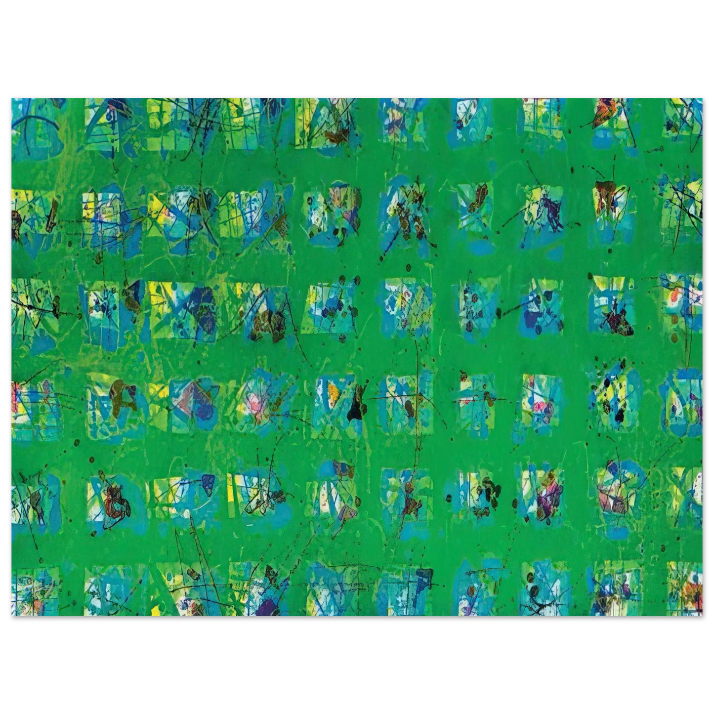 Sam Francis - La Primavera 75x100 cm / 30x40inches Fine Art Poster