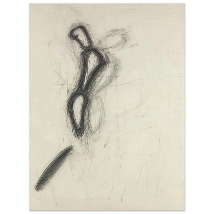 Susan Rothenberg - UNTITLED 1982 75x100 cm / 30x40inches Fine Art Poster