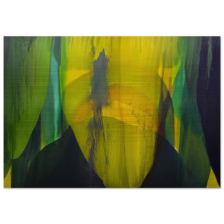 Phenomena Lasting Dawn - 1977 - Paul Jenkins Brushed Aluminum Print - 70x100 cm / 28x40 inches | Paul Jenkins Aluminum Print | Paul Jenkins Prints