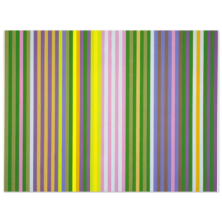 Gene Davis - Zebra - 1969 75x100 cm / 30x40inches Fine Art Poster