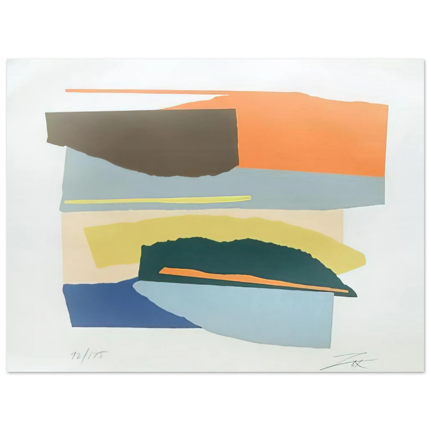 Larry Zox - Niagara Series - 1980 75x100 cm / 30x40inches Fine Art Poster