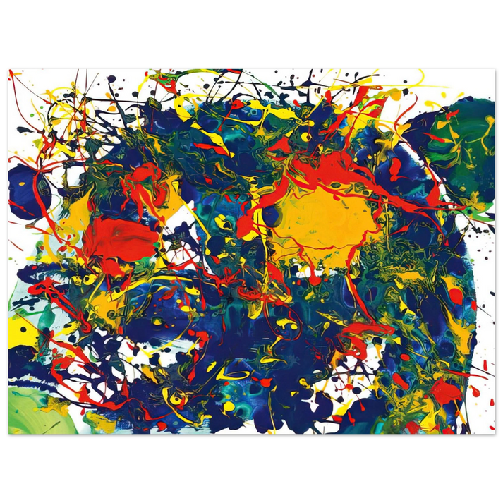 Sam Francis - Untitled SFP94-43 SF94-044 75x100 cm / 30x40inches Fine Art Poster