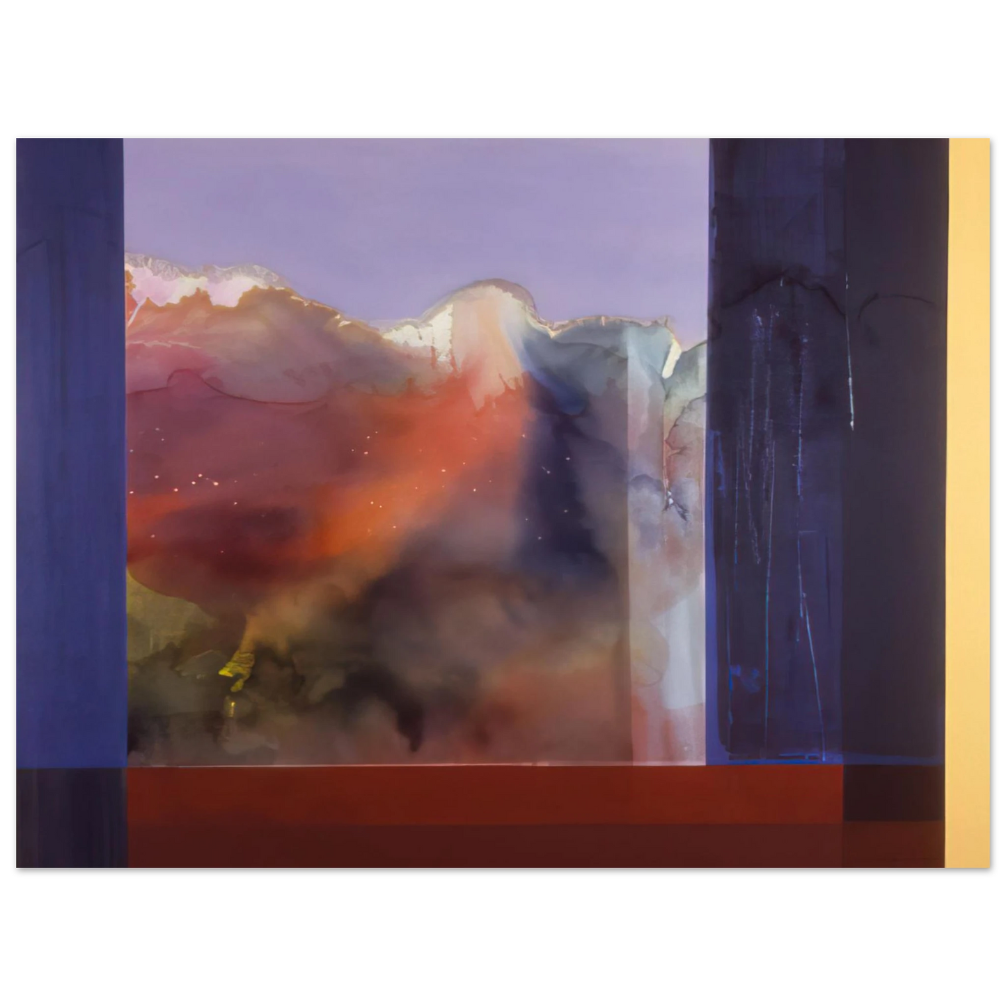 Ronnie Landfield - Sixteenth Century - 1985 75x100 cm / 30x40inches Fine Art Poster