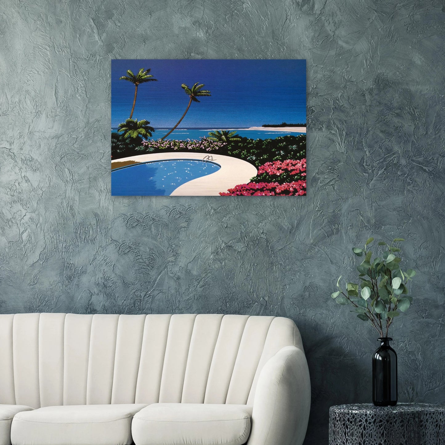 Fall of Sound - Hiroshi Nagai Brushed Aluminum Print - 70x100 cm / 28x40 inches | Hiroshi Nagai Aluminum Print | Hiroshi Nagai Prints